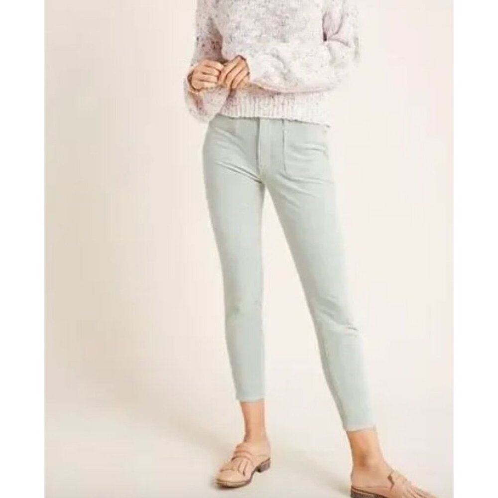 PILCRO AND THE LETTERPRESS anthropologie patch pocket high rise cords size 26